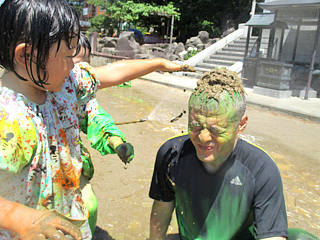 理事長と子どもたち